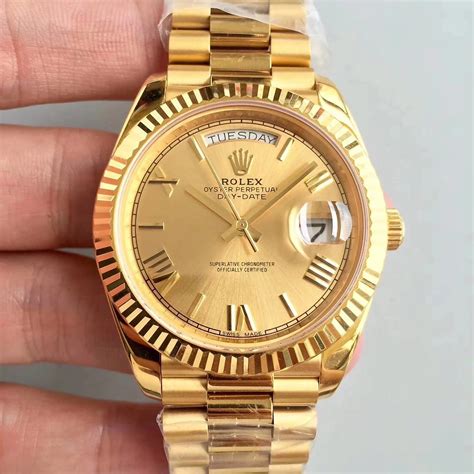 mens gold rolex replica|second hand gold rolex watches.